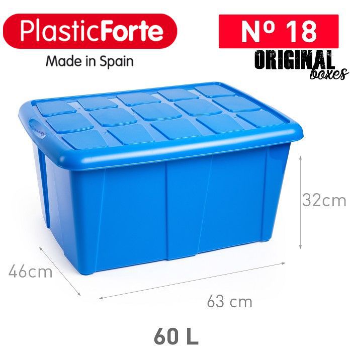 Scatola multiuso No 18 60 L AZUL REAL F18