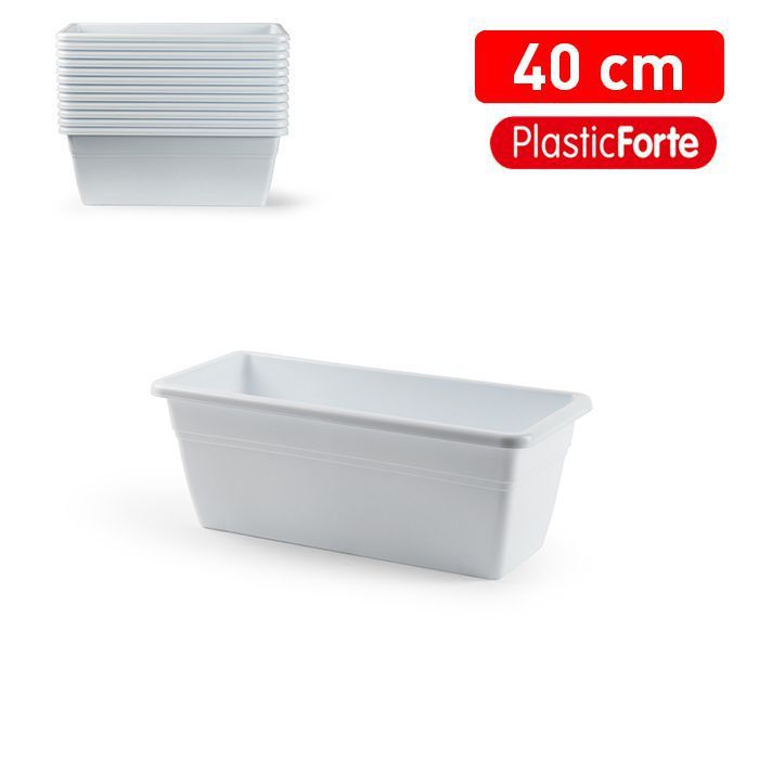 Fioriera 40 cm BIANCO