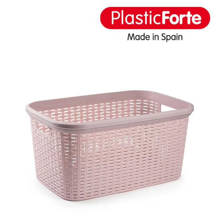 Cesto Biancheria Rattan 35 L 35,5x53,5 ROSA PALO
