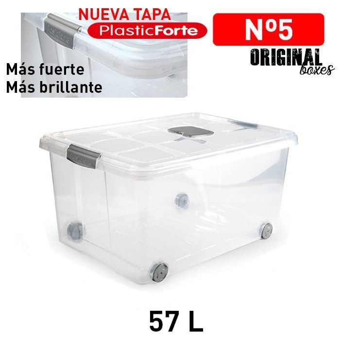 Scatola multiuso No 5 57 L ARGENTO