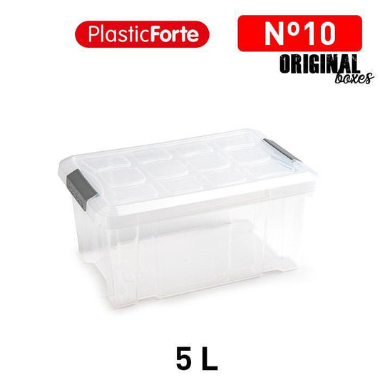 Scatola multiuso No10 5 L ARGENTO