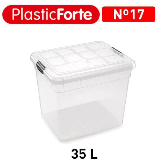Scatola multiuso No 17 35 L ARGENTO