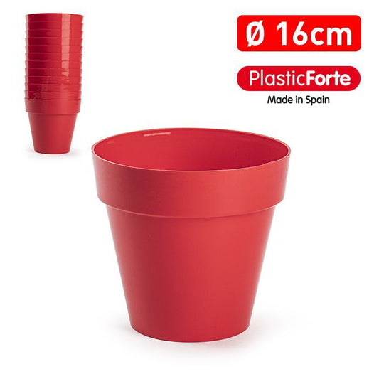 Vaso decorativo 16 cm ROJO CEREZA