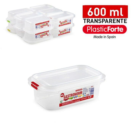 Contenitore FrostNo 9 600 ml TRASPARENTE 10,8 x 17,5 x 6,5