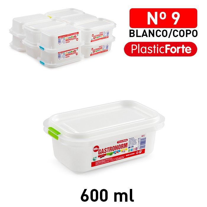 Contenitore FrostNo 9 600 ml BIANCO 10,8 x 17,5 x 6,5