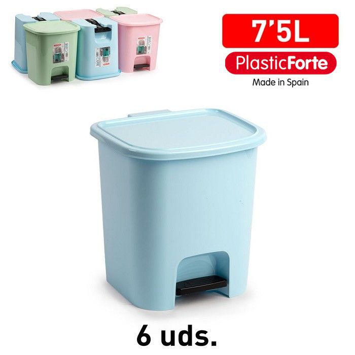 Pattumiera a pedale CUBE 7,5 L SURTIDO ARV