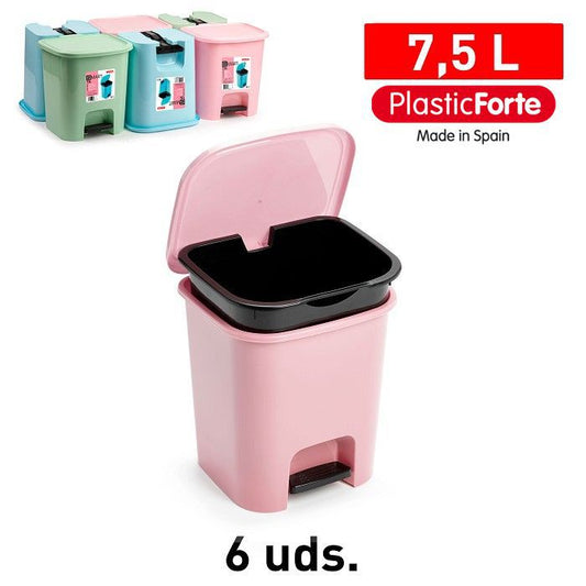 Pattumiera a pedale SMART 7,5 L SURTIDO ARV