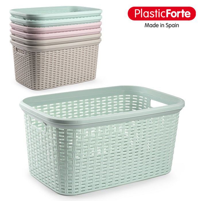 Cesto Biancheria Rattan 35 L 35,5x53,5 SURT VRM