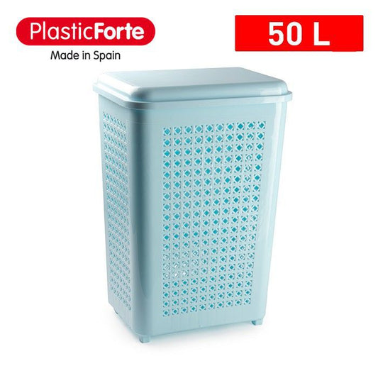Portabiancheria Blu Rattan