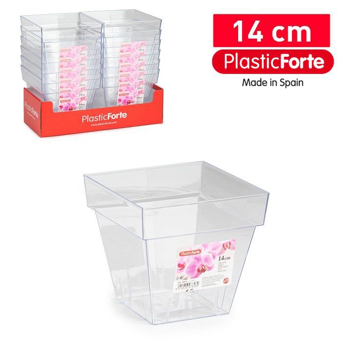 Vaso quadratto PS 14 cm