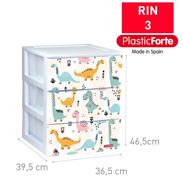 Cassettiera 3 cassetti Rin DINO