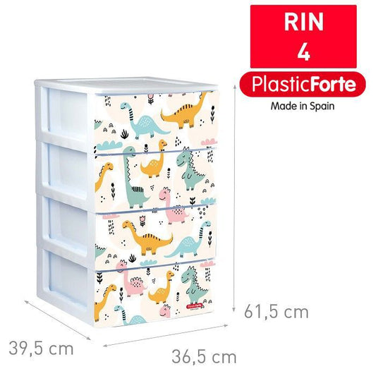 Cassettiera 4 cassetti Rin DINO