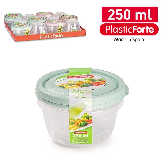 Set 2 Contenitori Tondi 250 ml SURT VRM
