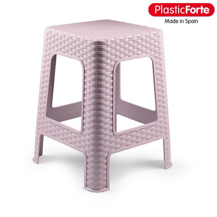 Sgabello Rattan grande ROSA PALO