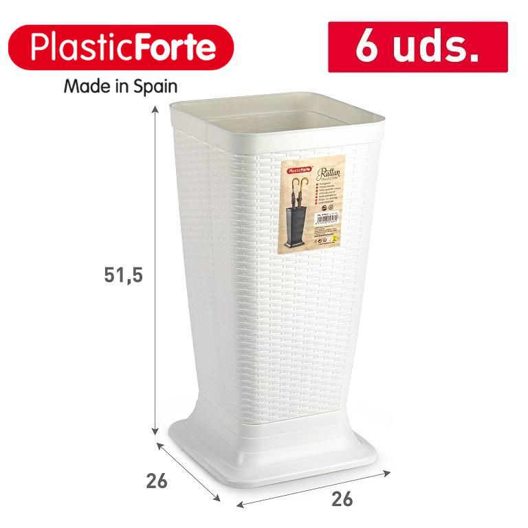 Portaombrello Rattan BIANCO