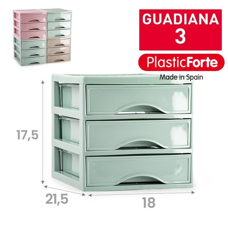 Cassettiera GUADIANA 3 cassetti SURTIDO VRM ALL