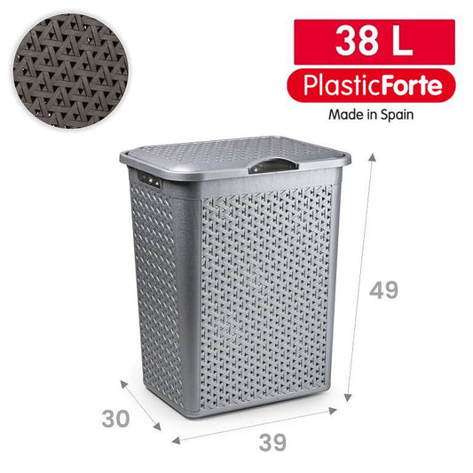 Portabiancheria Nature 38 L ARGENTO