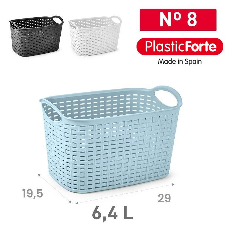 Cesta Rattan 6,4L 18,5 x 29,5 cm SURTIDO BAG