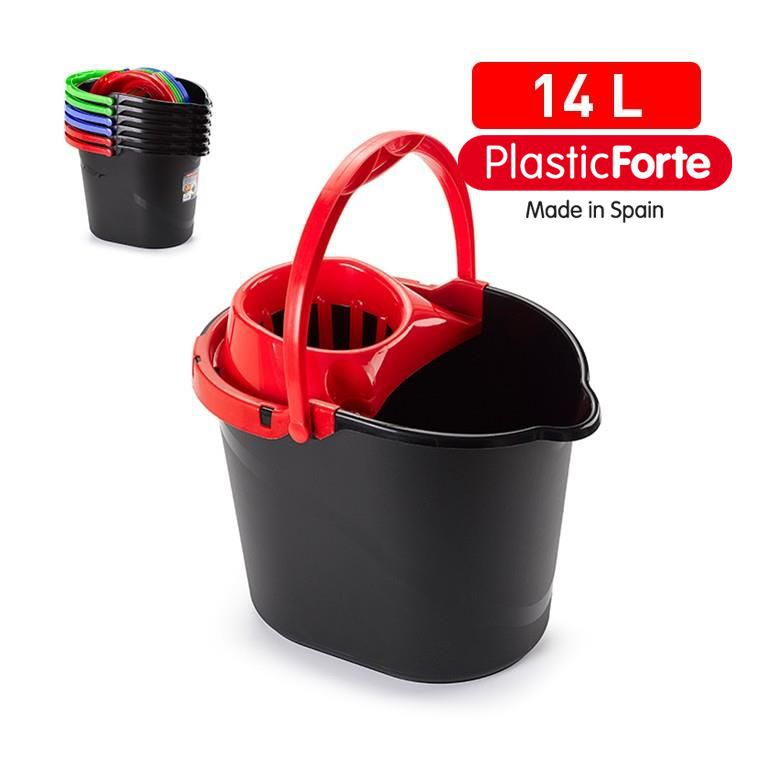Secchio strizza mop New Black GAMMA CLEAN