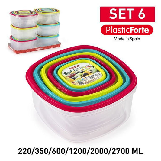 Set 6 Contenitori quadrati Urban