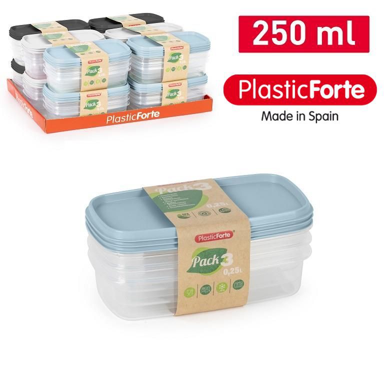 Pack 3 contenitori 0,25 L SURTIDO BAG