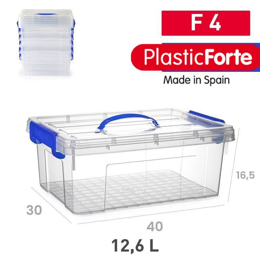 Scatola multiuso Forte F4 12,6 L TRASPARENTE