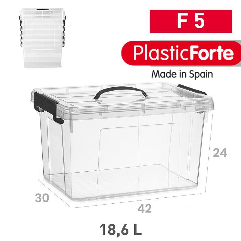 Scatola multiuso Forte F5 18,6 L NERO