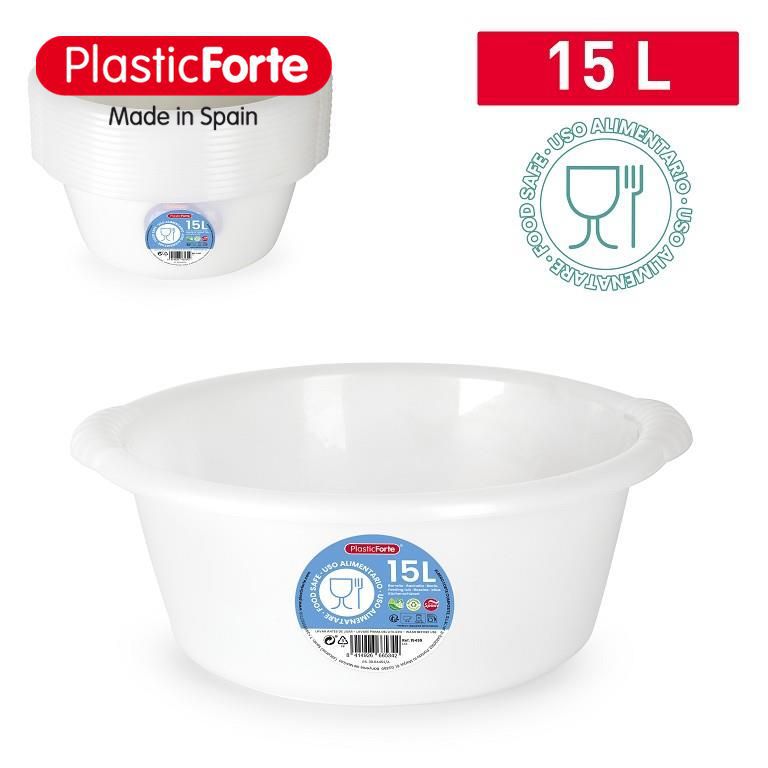 Bacinella rotonda alimentazione 15 L