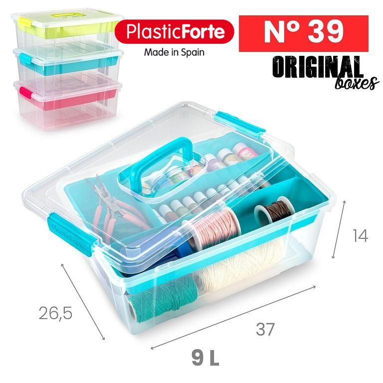 Scatola No 39 9 L con vassoio COLORE