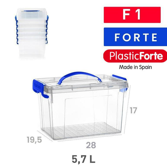 Scatola multiuso Forte F1 5,7 L TRASPARENTE