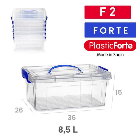 Scatola multiuso Forte F2 8,5 L TRASPARENTE