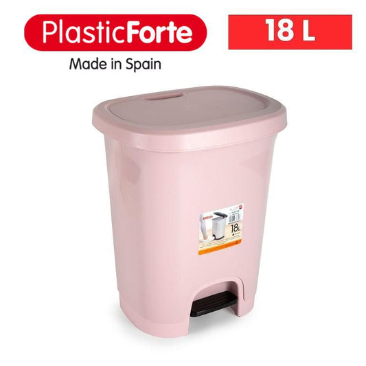Pattumiera a pedale COLOR 18L ROSA PALO