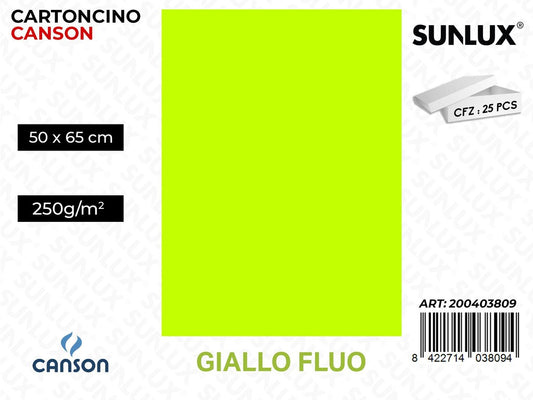 Fl Caniris Vivaldi 50*65CM 250G Giallo Fluo 04