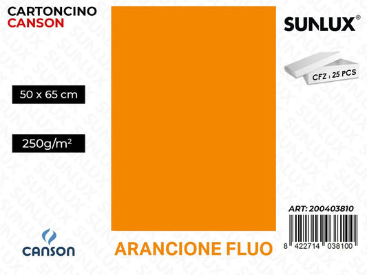 Fl Caniris Vivaldi 50*65CM 250G Arancio Fluo 42