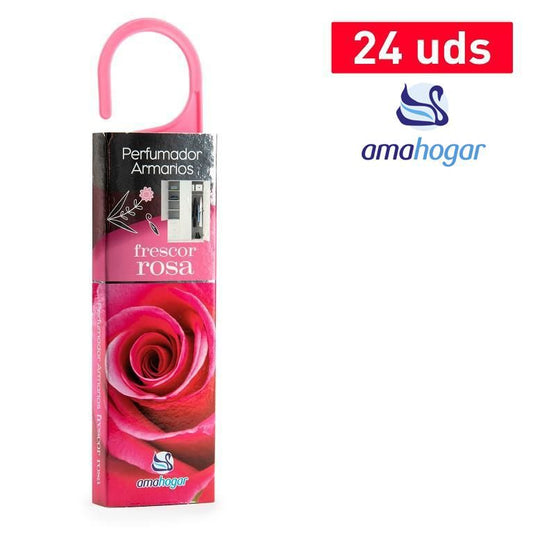 Deodorante con gancio rosa 24pz.
