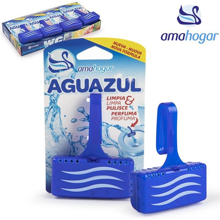 Candeggina acqua blu marina