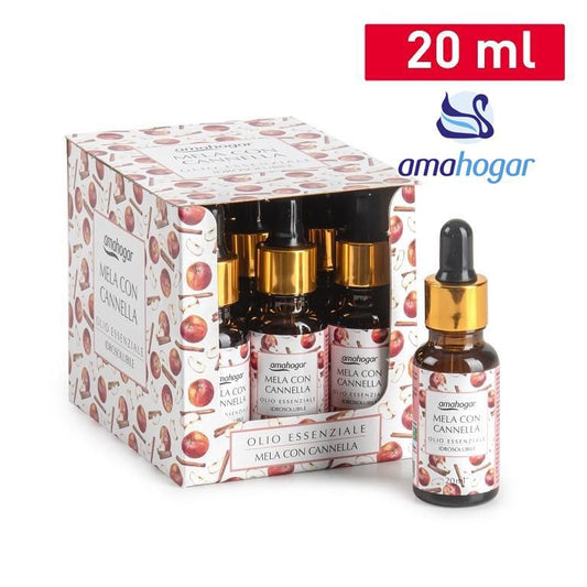 Flacone Contagocce in Vetro con Olio Essenziale It Mela Verde con Cannella