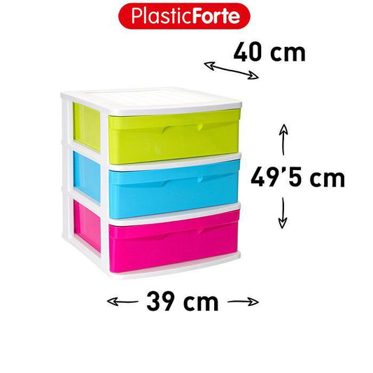 Cassettiera SENA 3 cassetti BIANCOLORE
