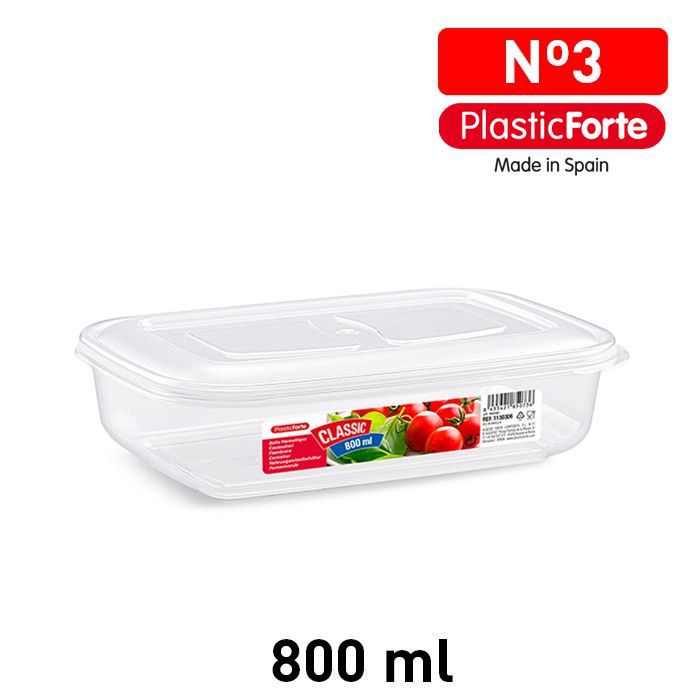 Contenitore CLASSIC 800 ml TRASPARENTE