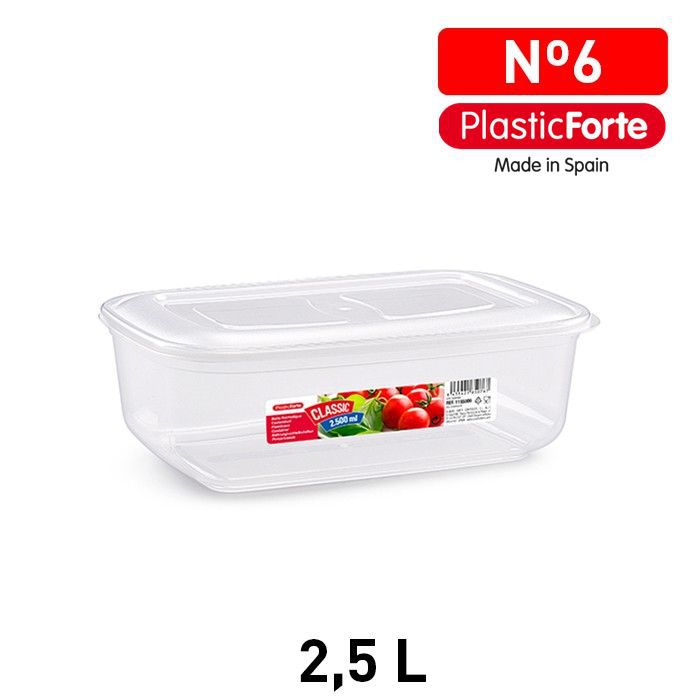 Contenitore CLASSIC 2,5 L TRASPARENTE