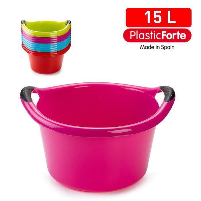 Bacinella Tonda 15 L con maniglia