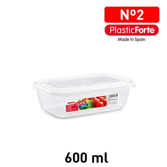 Contenitore CLASSIC 600 ML TRASPARENTE
