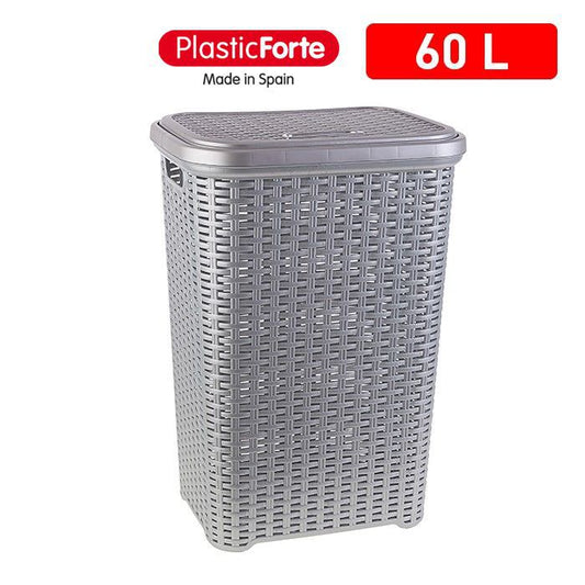 Portabiancheria Rattan ARGENTO