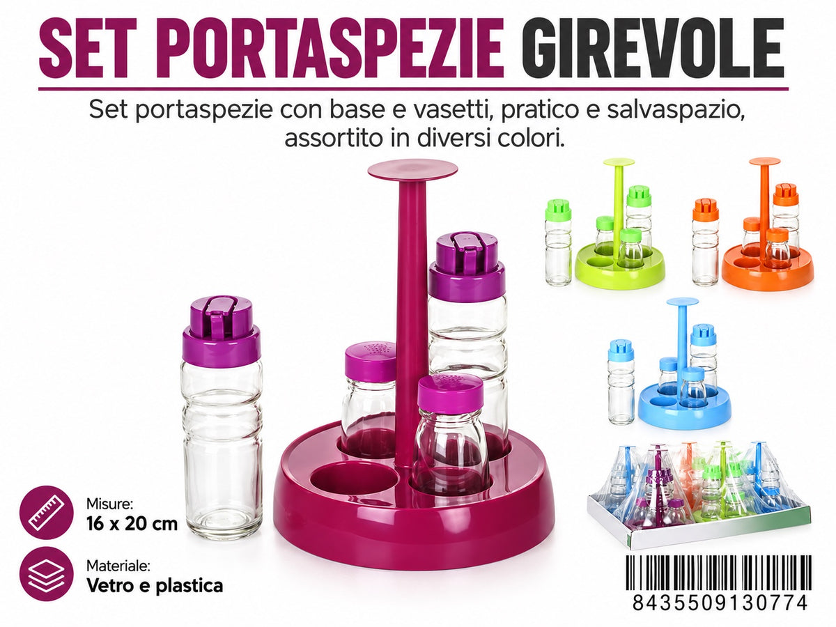 Set 4Pz Saliera+Oliera