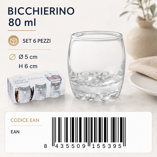Bicchierino Roma 80ml