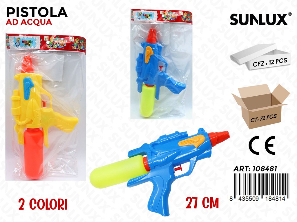 Pistola Ad Acqua Col. Ass. 27CM