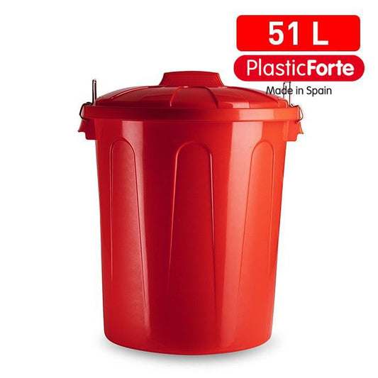 Bidone 51 L ROSSO