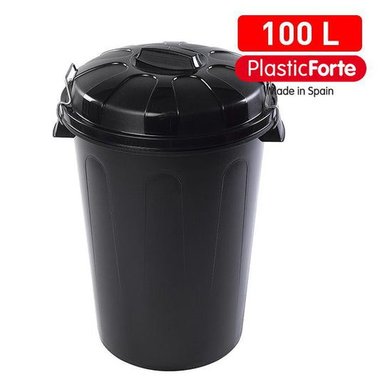 Bidone 100 L NERO