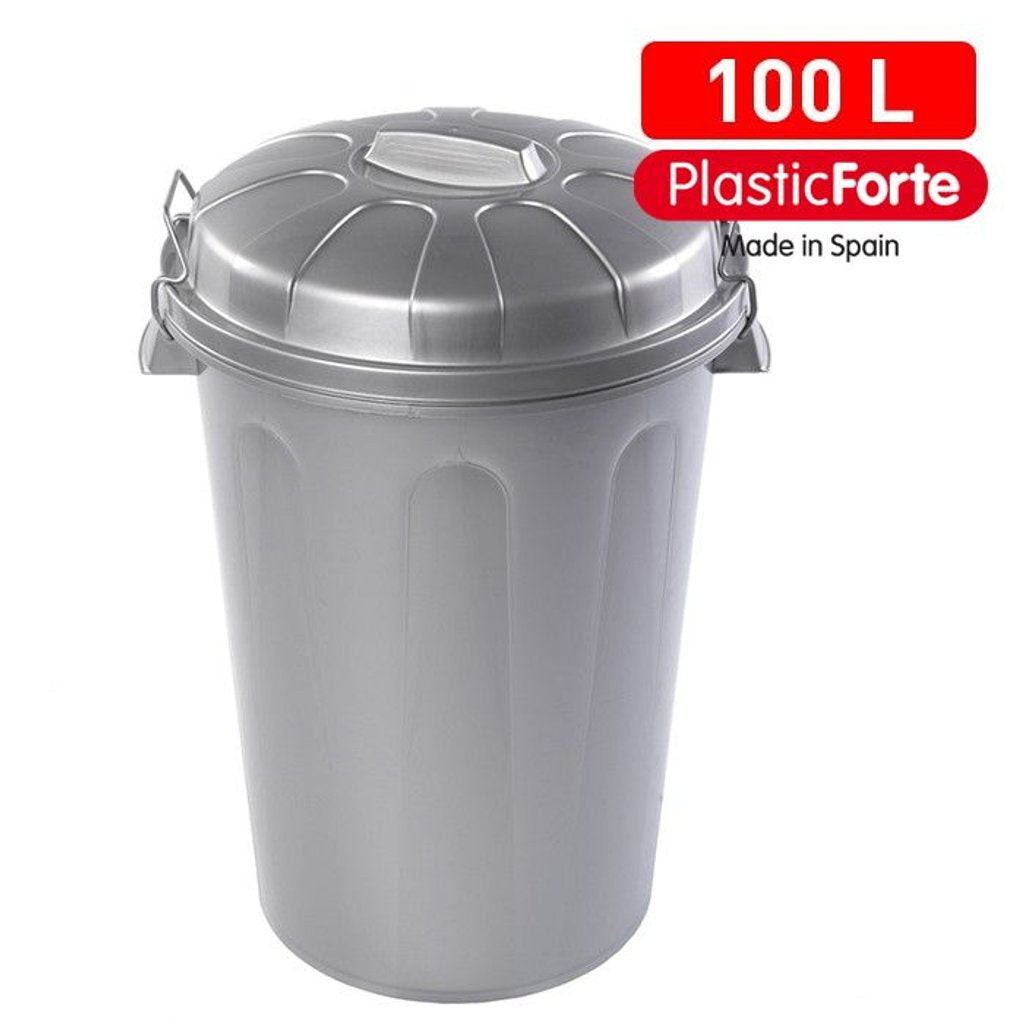 Bidone 100 L ARGENTO