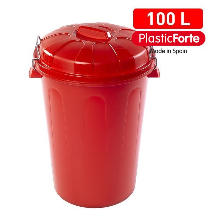 Bidone 100 L ROSSO